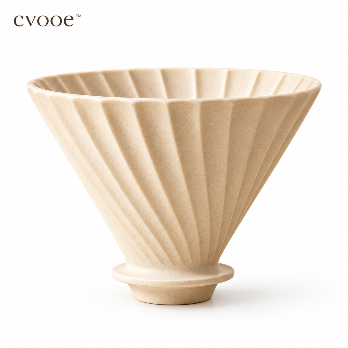 cvooe Sculptural Ceramic Coffee Dripper product weight graphic