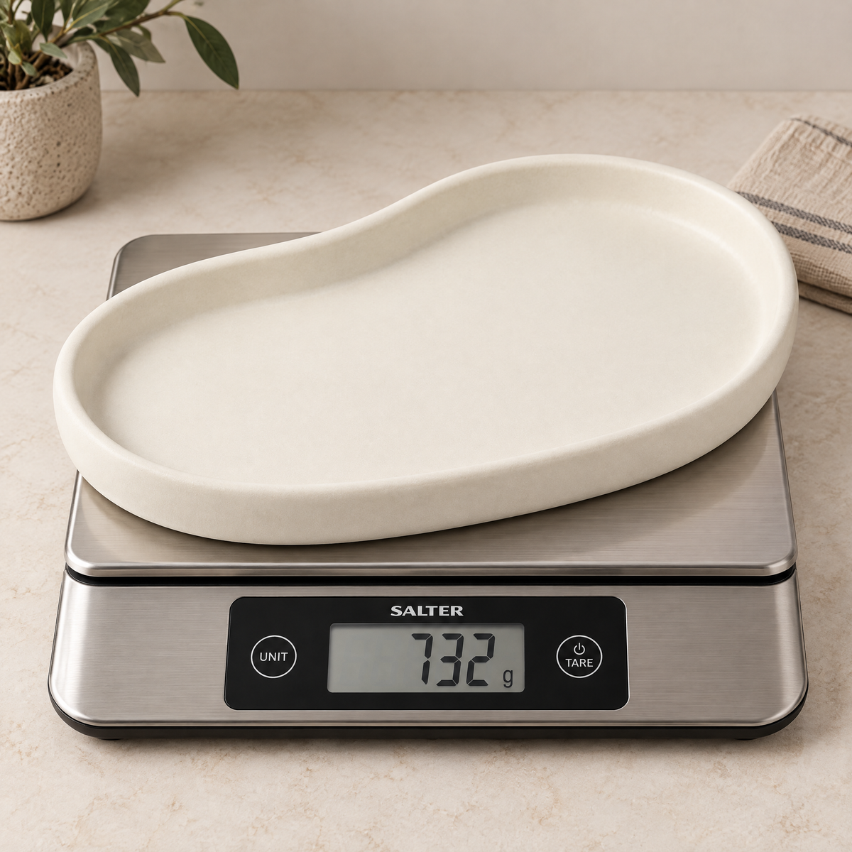cvooe Sculptural Coffee Serving Tray – weighing scale