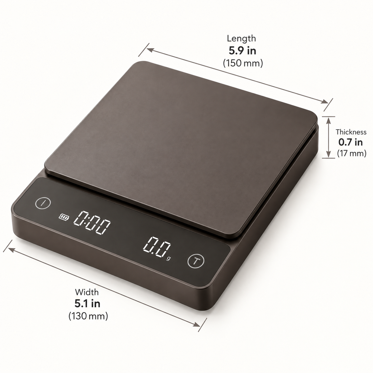 cvooe™ Minimalist Coffee Brewing Scale image 3