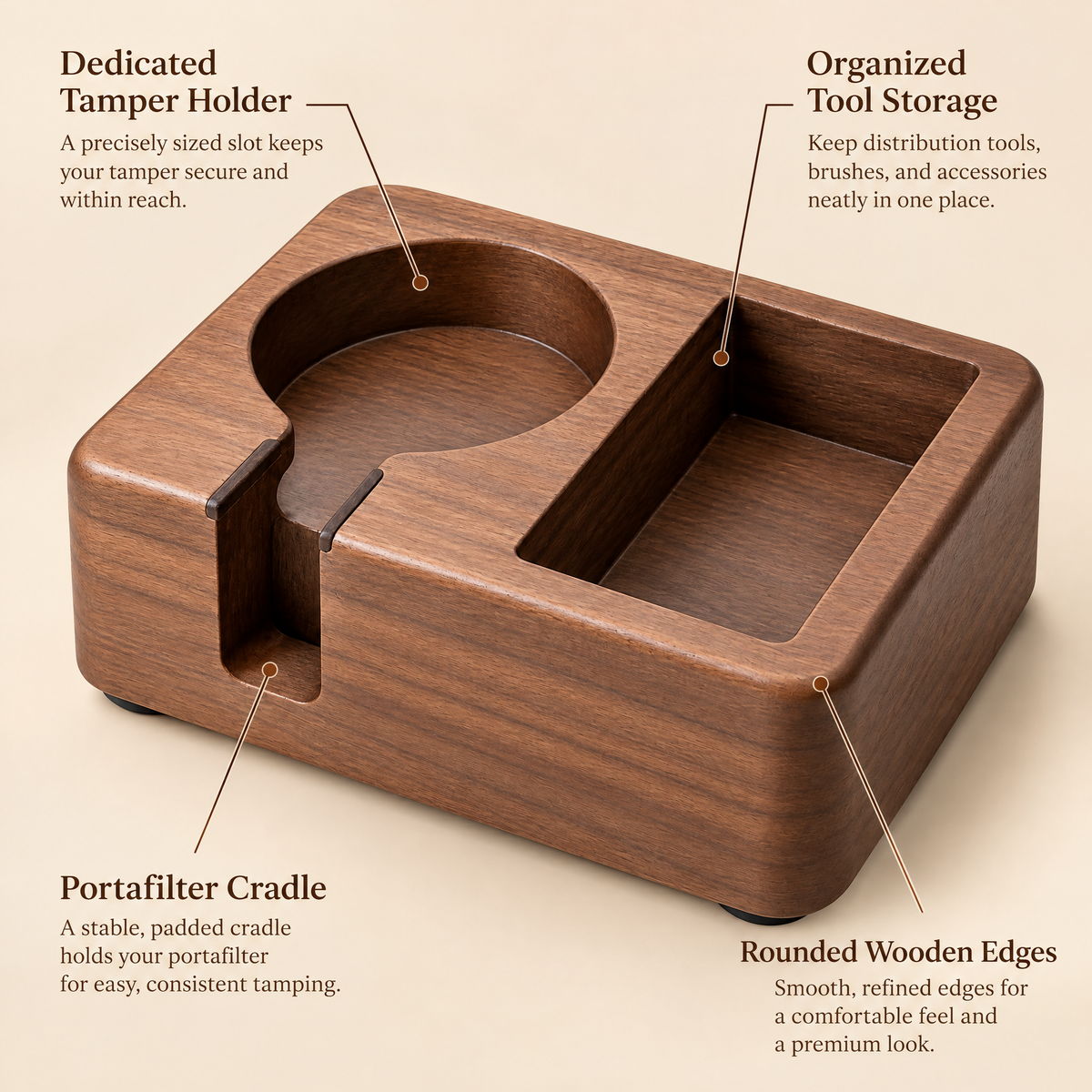 cvooe™ Minimalist Coffee Cup Display Rack image 4