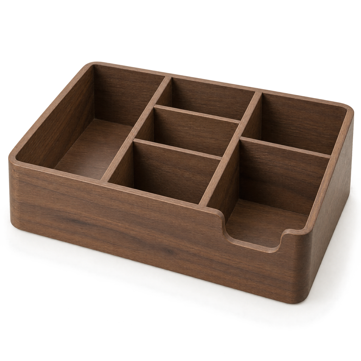 cvooe™ Wooden Coffee Station Organizer — wooden organizer isolated product image