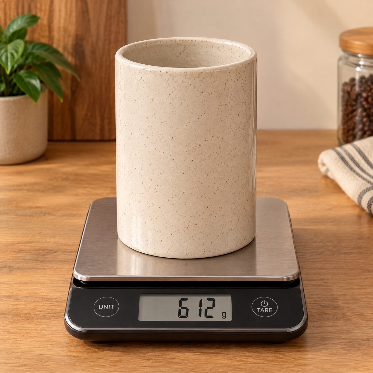 cvooe™ Ceramic Coffee Tool Holder — ceramic holder weight illustration 612 grams