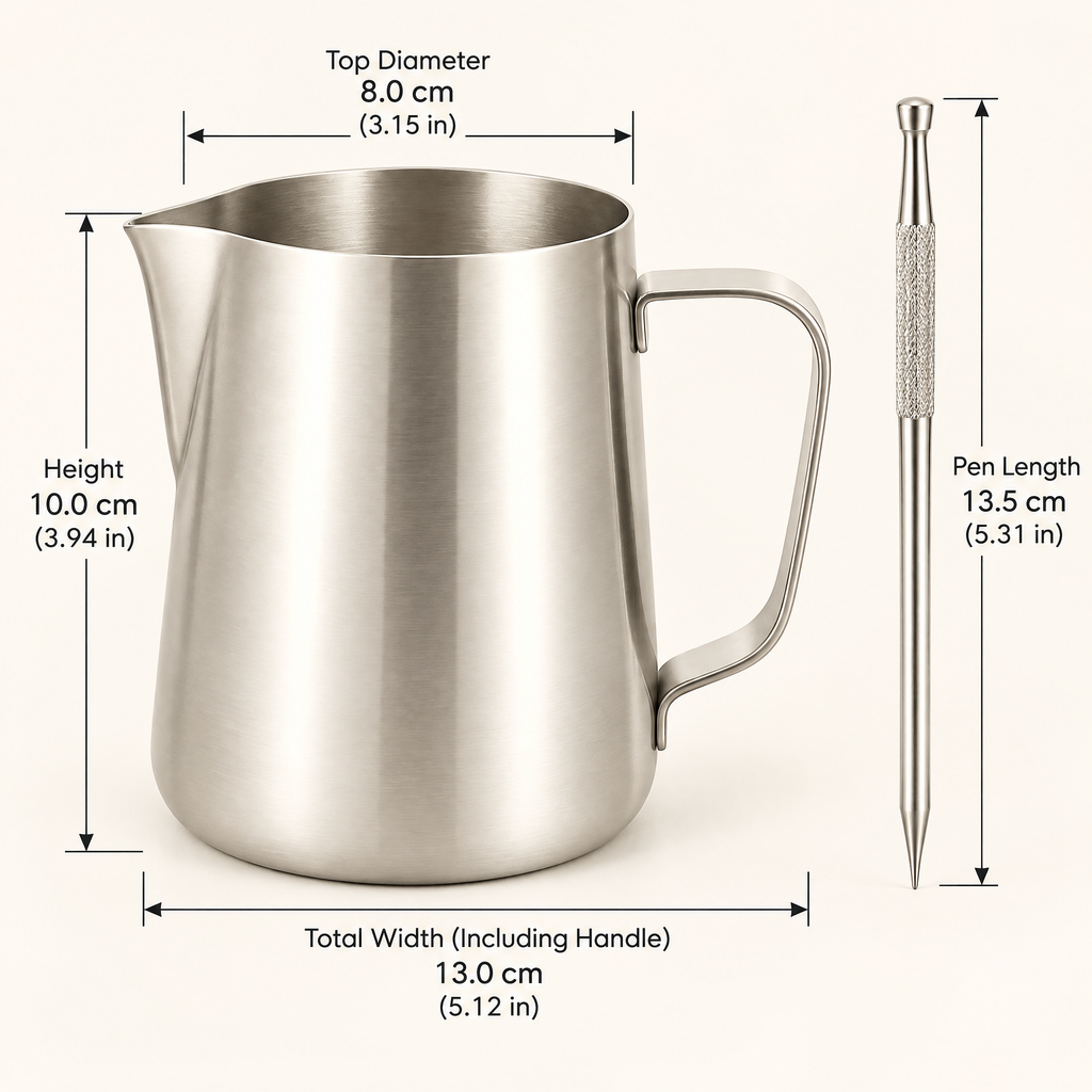 cvooe™ Barista Milk Frothing Pitcher Set image 3