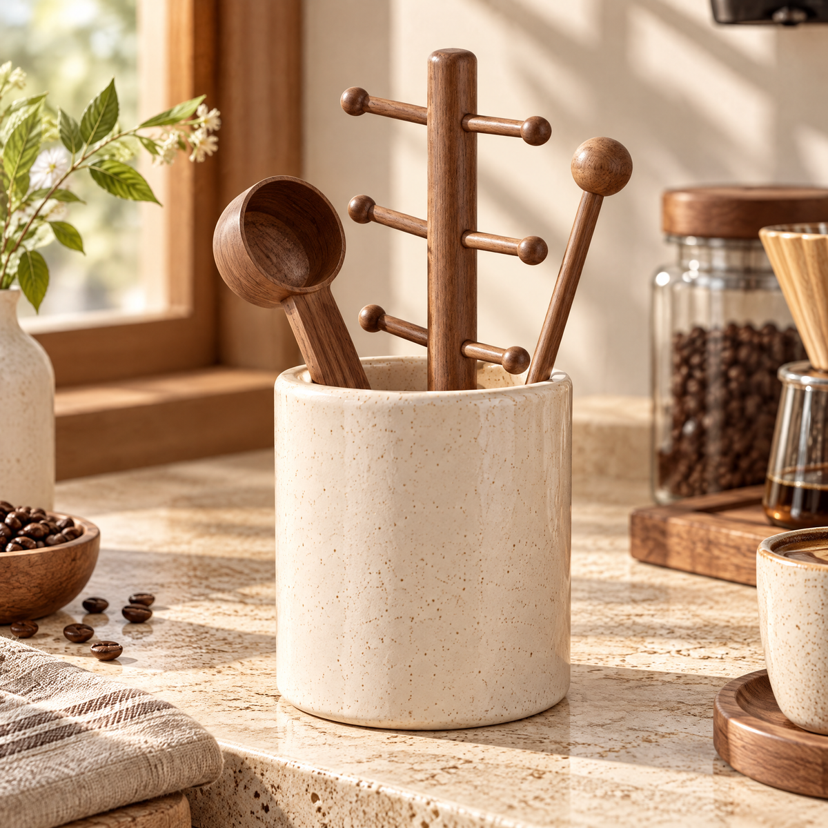 cvooe™ Ceramic Coffee Tool Holder lifestyle main image