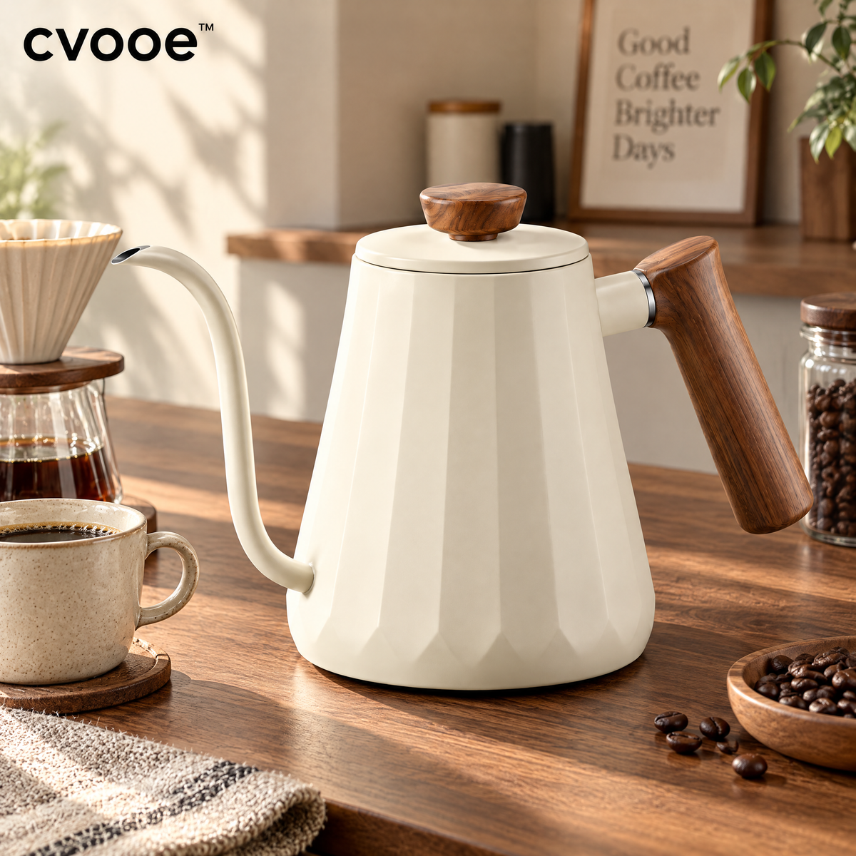 cvooe™ Precision Gooseneck Coffee Kettle lifestyle main image